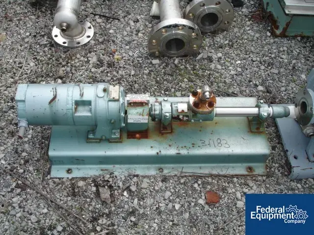 Used Moyno 1" x 1.5" MOYNO PUMP, S/S, 1/2 HP Pumps Ohio US | Federal Equipment Company 3 #125361