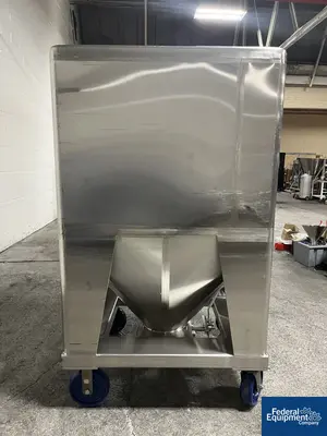 USED TOTE Systems 48" x 42" x 10"  Tote Systems Stainless Steel Transfer Bins