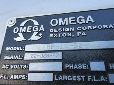 USED OMEGA DESIGN LFBP-1X-50