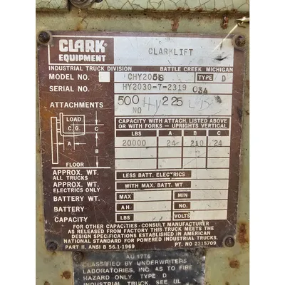 USED CLARK CHY205S
