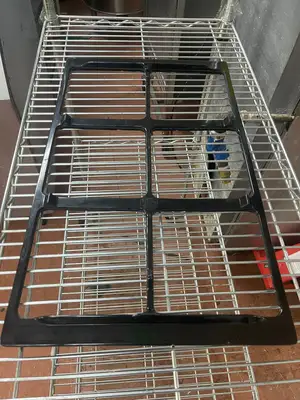 Used GET Used GET ML-168-BK Full Size Black Melamine Cold Bar Adapter Plate Food, Restaurant, & Bakery Parts & Accessories Illinois US | Falcon Restaurant Supply #1375709