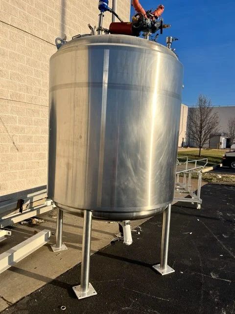 Used 750 gallon stainless steel sanitary tank