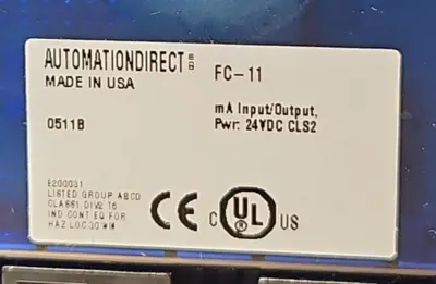 Automation Direct FC-11 isolated input/output signal conditioner loc4B18