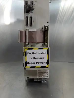 USED Siemens 6SN1124-1AA00-0DA1 Servo Drive w/6SN1118-0DG23-0AA1 Drive Card