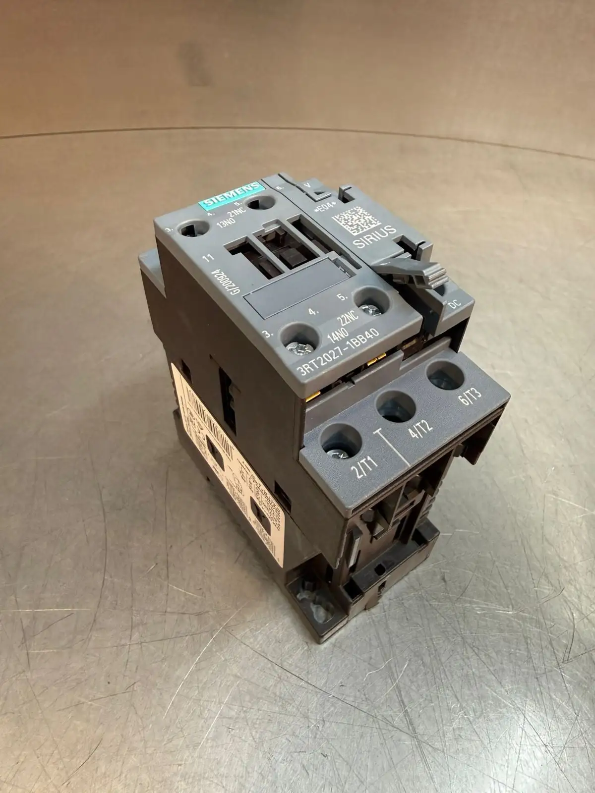 Siemens 3RT2027-1BB40 Sirius Power Contactor Motor Control (7.4.2)