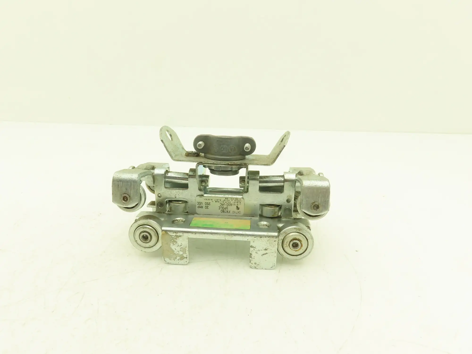 FeedRail FR780 Crane Busway Roller Trolley 3-Pole 30A 600V  *Incomplete*