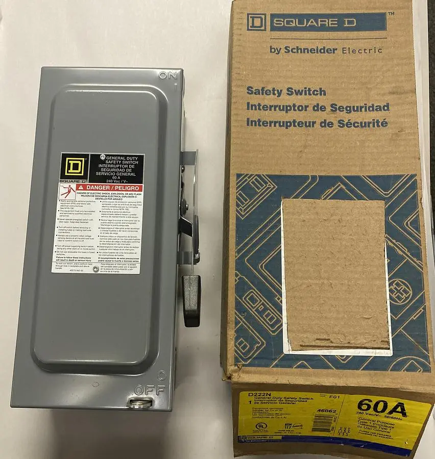 Used SQUARE D D222N Miscellaneous Equipment (Electrical & Power) | Surplus Asset Holdings #1194772