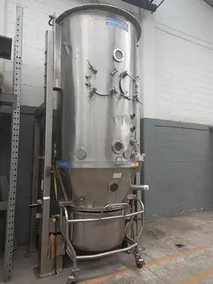 Vector Freund stainless steel fluid bed dryer