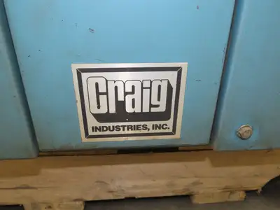 Craig Air Filtration Dust Filter Collector 2Hp 230/460V Pocket Air Filter