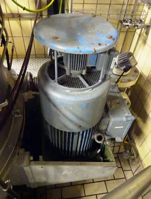 Alfa-Laval PAZ 1250C perforate basket centrifuge, 316SS.