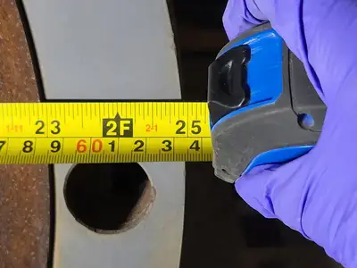 16" Class 150 Pipe Flanged Ends w/ Baffle Plate and 3" Branch Connections