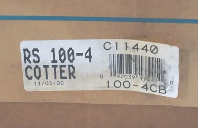 NEW U.S. TSUBAKI RS100-4 ROLLER CHAIN COTTER 100-4CB 10FT