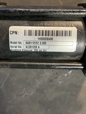 USED SCHRADER BELLOWS NAB112151 2.000