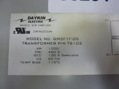USED DAYKIN GM2F1F-D5