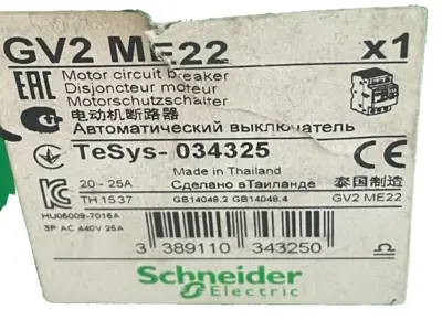 NEW SCHNEIDER ELECTRIC GV2-ME22 CIRCUIT BREAKER GV2ME22