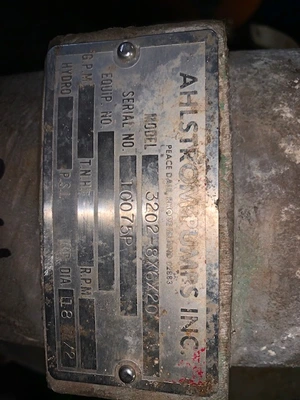 USED Warren / Ahlstrom 3202
