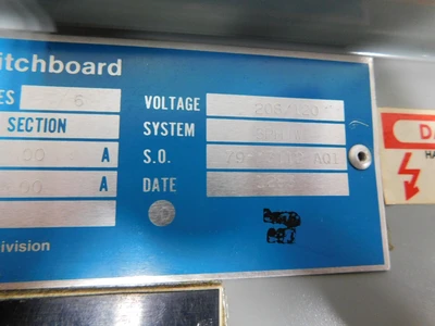 Used Gould _UNKNOWN_ Electrical Panels Ohio US | Equipment Recovery Corp. #1330737