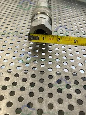 USED 103"  FLEXIBLE HOSE W/ PARKER FS-50-8FP HYDRAULIC QUICK CONNECT HOSE COUPLING