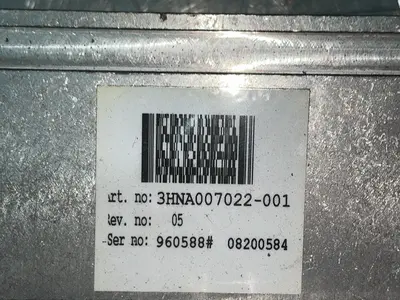 Used ABB 3HNA007022001 Industrial Controls Ohio US | HGR 24 #1300095