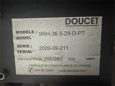 Used 2020 DOUCET SRH-36-5-29-D-PT Return Conveyors Arizona US | MachineryMax #1383919
