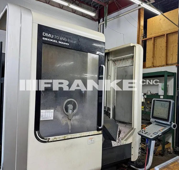 Used 2009 DMG MORI DECKEL MAHO DMU 70 EVO LINEAR Vertical Machining Centers (5-Axis or More) | FRANKE CNC, LLC #1382671