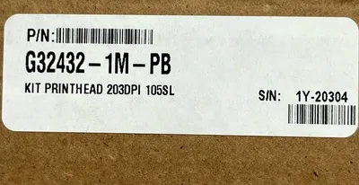 G32432-1M-PB | Zebra  Printhead Kit 203DPI for 105SL Label Printer KPW-10-8ZBSL - New