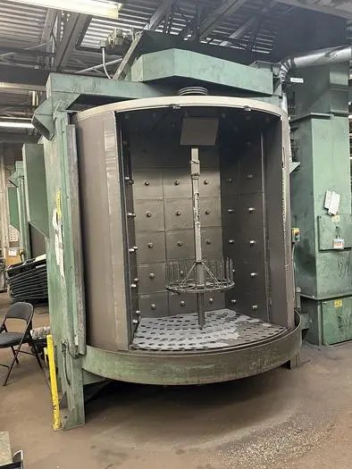 Used 2008 GOFF 3672-D SPINNER HANGER SHOT BLASTING MACHINE Tumble Shot Blaster (Tumblast) | World Equipment and Machine Sales #394304