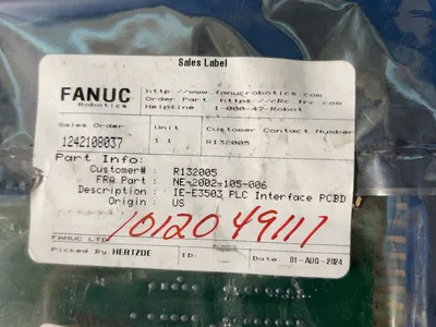 New | in-Stock FANUC NE2002105002 I/O Boards & Replacement Parts Ohio US | HGR 24 #1084966