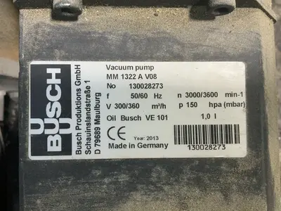 Used 2013 BUSCH MINK MM 1322 AV Vacuum Pumps Ohio US | HGR 24 #1418586