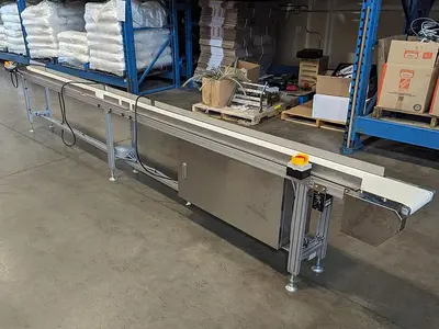 16.5' Flat Belt Conveyor