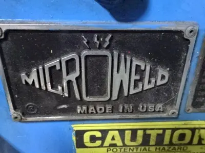 1/2" (.500) MICROWELD BUTT WELDER FOR WIRE: STOCK #20158