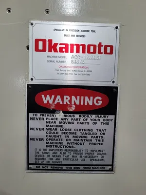 2005 OKAMOTO ACC-12-24ST Grinders, Surface | Machinery Central (14)