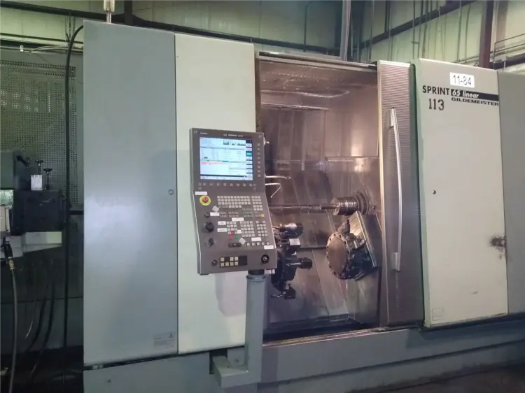 2006 GILDEMEISTER SPRINT 65 LINEAR Lathes CNC 5 Axis or More | Asset Exchange Corporation
