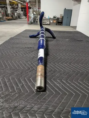 USED De Dietrich 30 Gal Dedietrich Glass Lined Retreat Curve Agitator Shaft