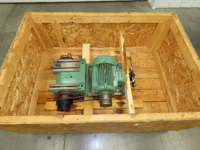 Tschudin HGT Cylindrical Grinder Wheel Drive Motor Refurbished Lathe Metal Mill