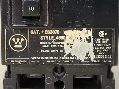 USED WESTINGHOUSE EB2070