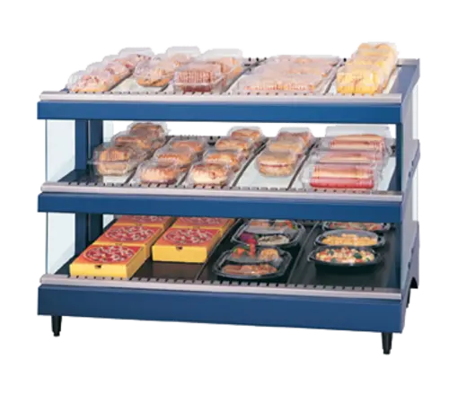 Hatco GR3SDS-27D 27 9/50" Self Service Countertop Heated Display Shelf - (3) Shelves, 120v