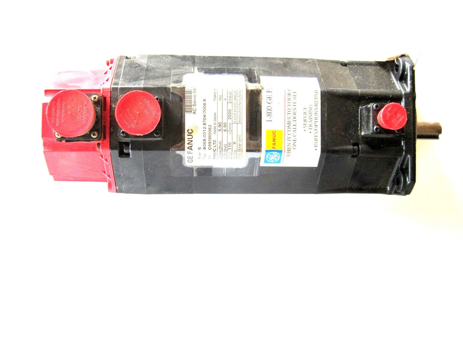 GE FANUC A06B-0512-B704/700-R SERVO MOTOR A06B0512B704 7008-R