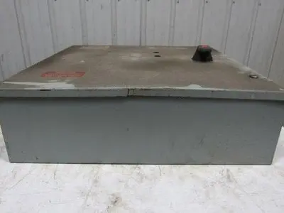 Electric Enclosure 24"x24"x7" Hinged Door W/Back Plate & 30A Fused Disconnect