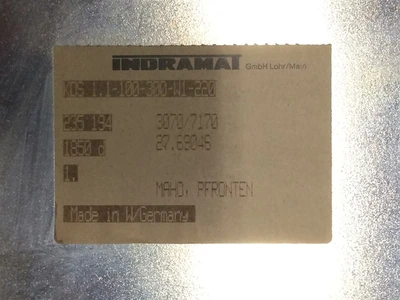 USED INDRAMAT KOS 1.1-100-300-W1-220-POWER SUPPLY