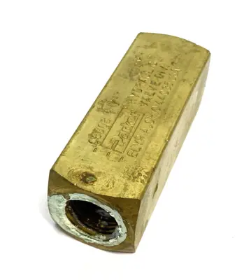 USED PARKER COLORFLOW IN-LINE CHECK VALVE