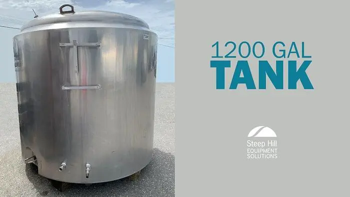 1200 Gallon Jacketed Tank