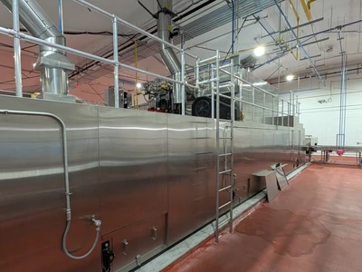2024 Henry Group 5-zone indirect fired tunnel oven with loader and unloader