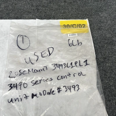 Used Rosemount 3493L1P6I1 Automation Control (HMI) California US | Davliegogo LLC #1706900