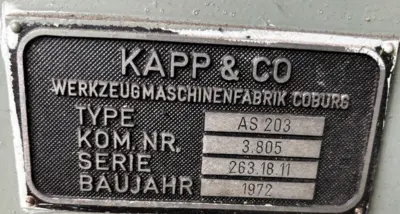 KAPP AS 203 Gear Machines | Bowland Trading Ltd (8)