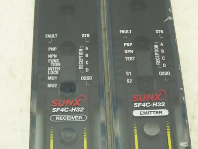 Sunx SF4C-H32E Safety Light Curtains Sensing & Receiving Set 640mm/25" L  24VDC