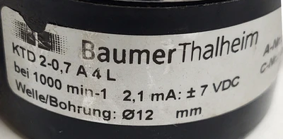 NEW Baumer KTD 2-0