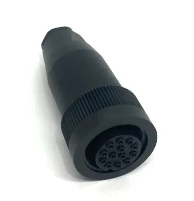 New | in-Stock BINDER Straight Female Cable Connector 12+PE Contacts, Circular Electrical Fittings Michigan US | Maverick Industrial Sales #1390676