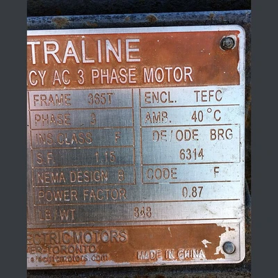 Madison Ultra-line High Efficiency 75 HP Motor