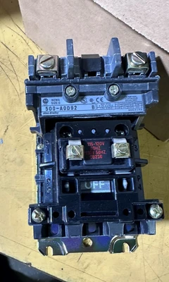 ALLEN BRADLEY 500-A0D92 #SIZE0 AC CONTACTOR